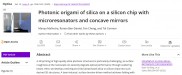 特拉维夫大学颠覆3D打印光学制造：激光在芯片上“折叠”出高性能三维光学器件