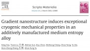 华东理工Scripta Mater：增材制造+超声滚压，打造航天级超低温高性能合金