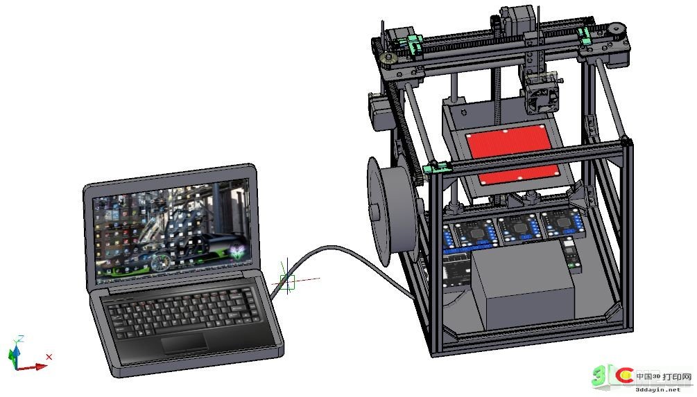 DIY全金属框架的3D打印机 - 3D网 - 6.JPG