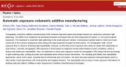 加拿大研究人员开发一种名为AE-VAM的全新自动曝光控制系统来提升3D打印效率