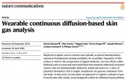 Nature子刊：3D打印技术助力可穿戴皮肤气体分析系统