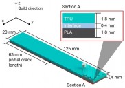 机械互锁与工程化纤维桥接增强3D打印双材料聚合物界面韧性