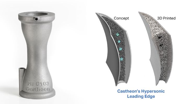 Castheon通过3D打印技术开发高超音速应用耐火合金Super C103